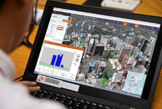 SK텔레콤이 자체 개발한 3D 네트워크 설계 시스템
